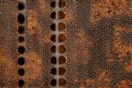 Mottled brown ebonite swatch