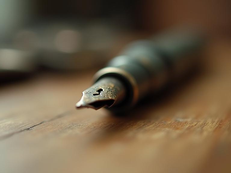 Damaged vintage fountain pen before restoration