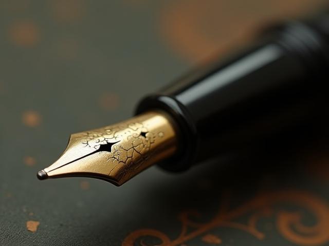 A 1920s Waterman fountain pen, cap crack invisibly repaired.